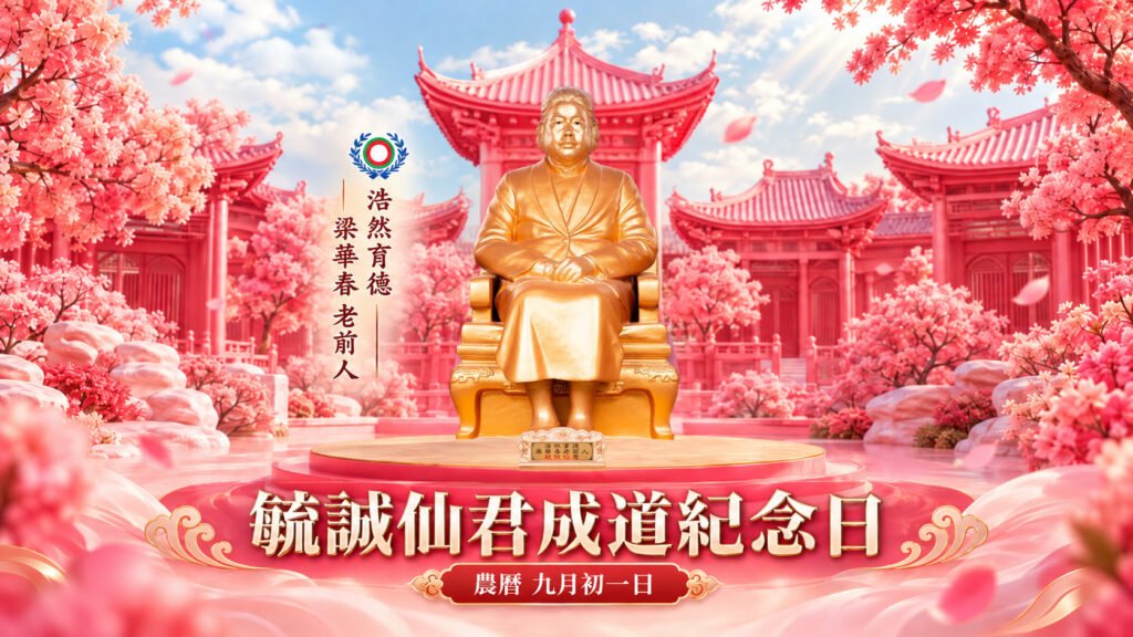 毓誠仙君＿櫻花古殿金像紀念海報